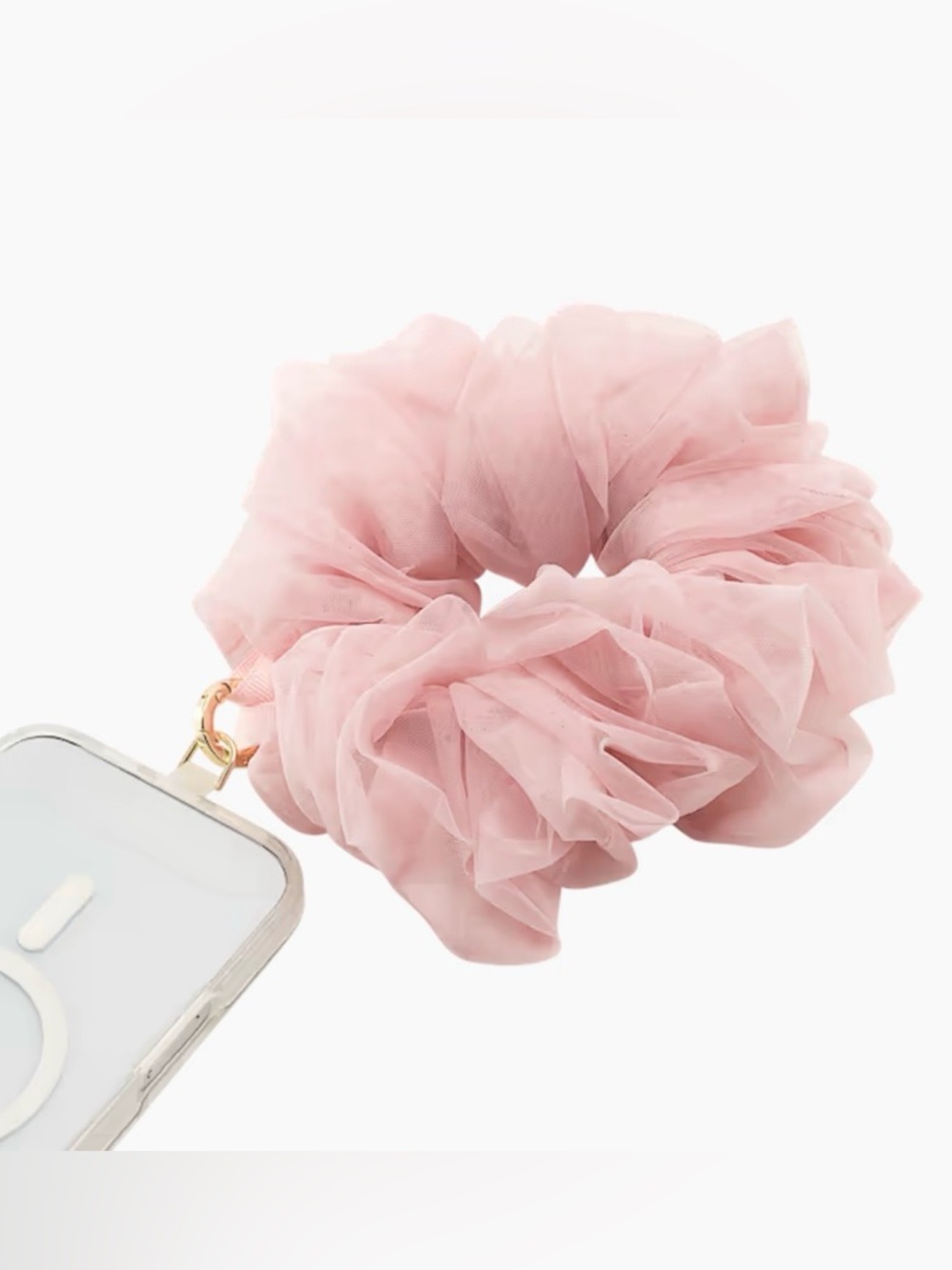 PopSockets Tulle Pink Scrunchie Wristlet Strap New in Box